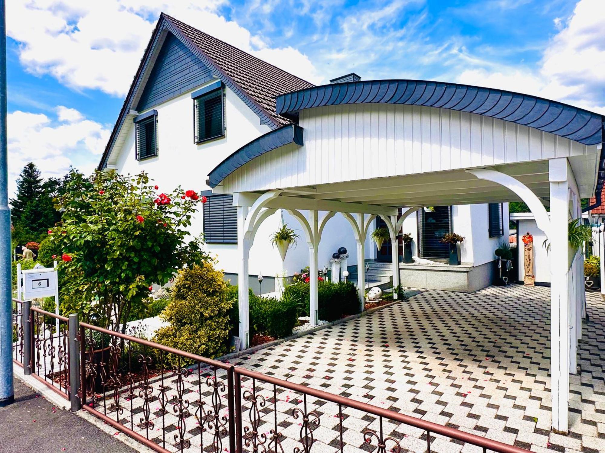 Ferienhaus Zur Waldauer Hoehe Mit 3 Sz, 120Qm & 40Qm Balkon Schleusingen Eksteriør billede
