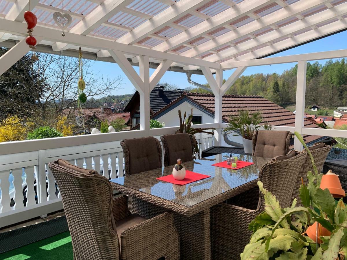 Ferienhaus Zur Waldauer Hoehe Mit 3 Sz, 120Qm & 40Qm Balkon Schleusingen Eksteriør billede