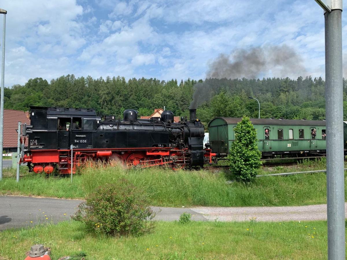 Ferienhaus Zur Waldauer Hoehe Mit 3 Sz, 120Qm & 40Qm Balkon Schleusingen Eksteriør billede